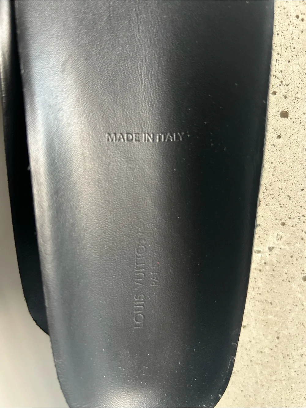 Louis Vuitton Black Knit-Trim Winter Boots with Monogram Detail.